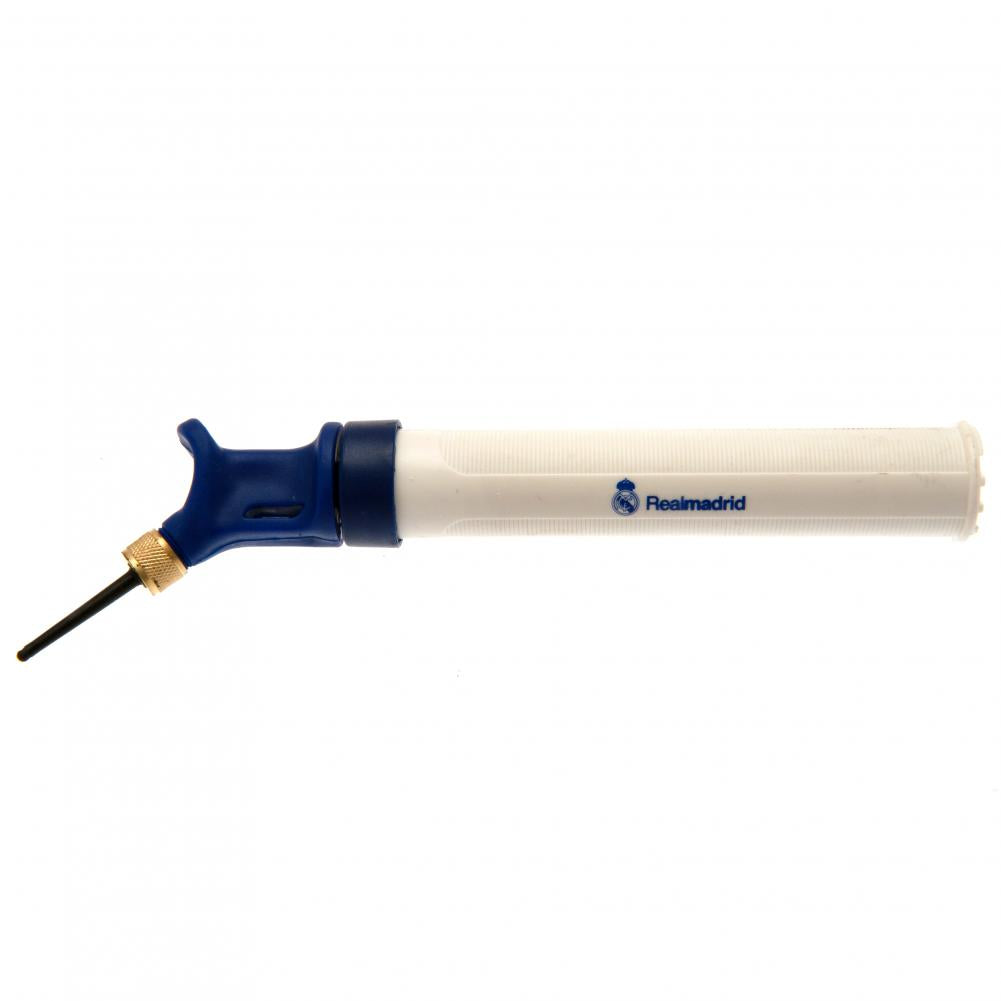 Real Madrid CF White Dual Action Football Pump