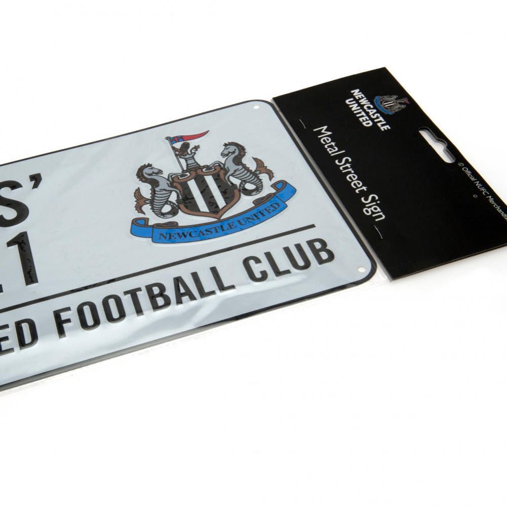 Newcastle United FC Large Crest Street Sign