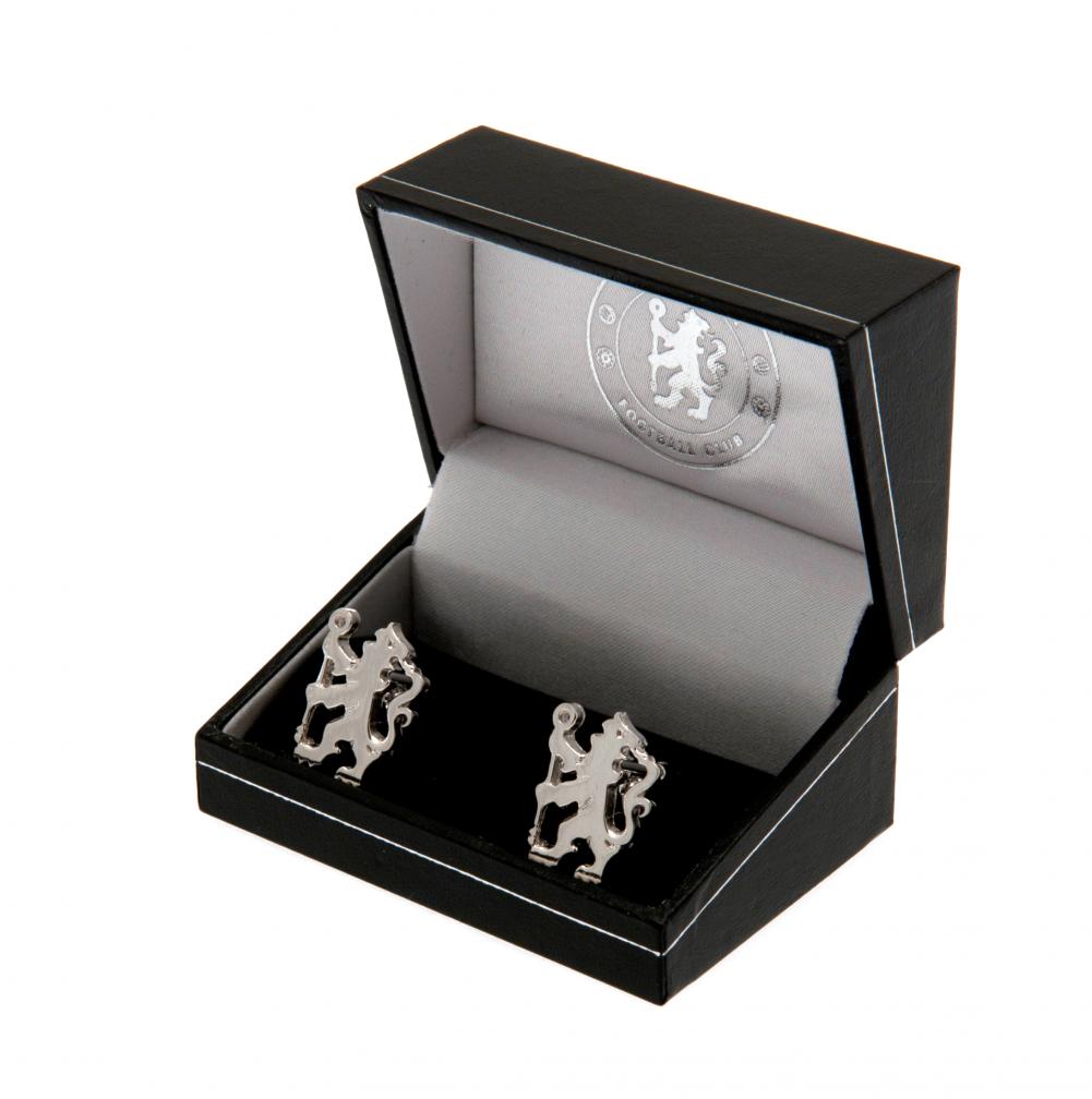 Chelsea FC Sterling Silver Lion Cufflinks