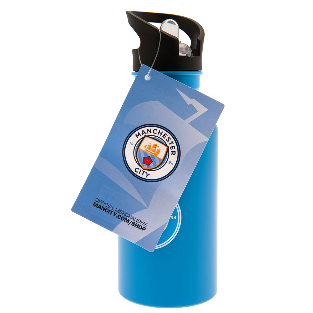 Manchester City FC 500ml Haaland Aluminium Drinks Bottle