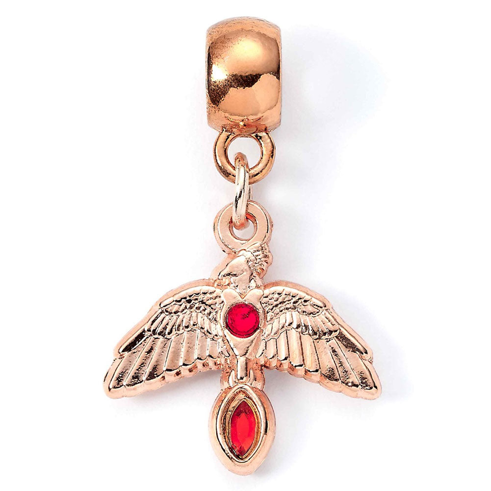 Harry Potter Rose Gold Plated Fawkes Charm