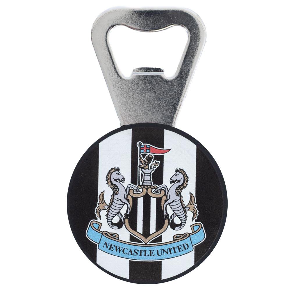 Newcastle United FC PVC Round Magnetic Bottle Opener