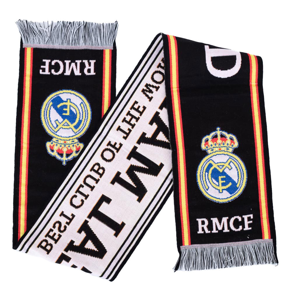 Real Madrid CF Black Scarf