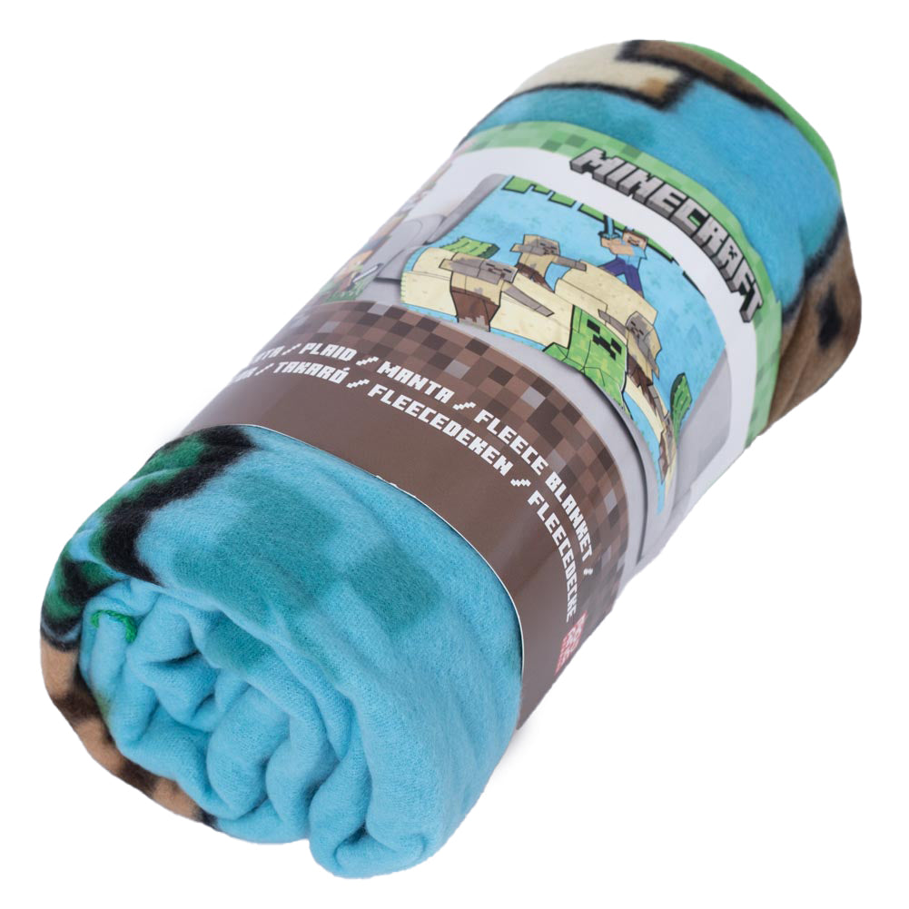 Minecraft Survival Mode Fleece Blanket