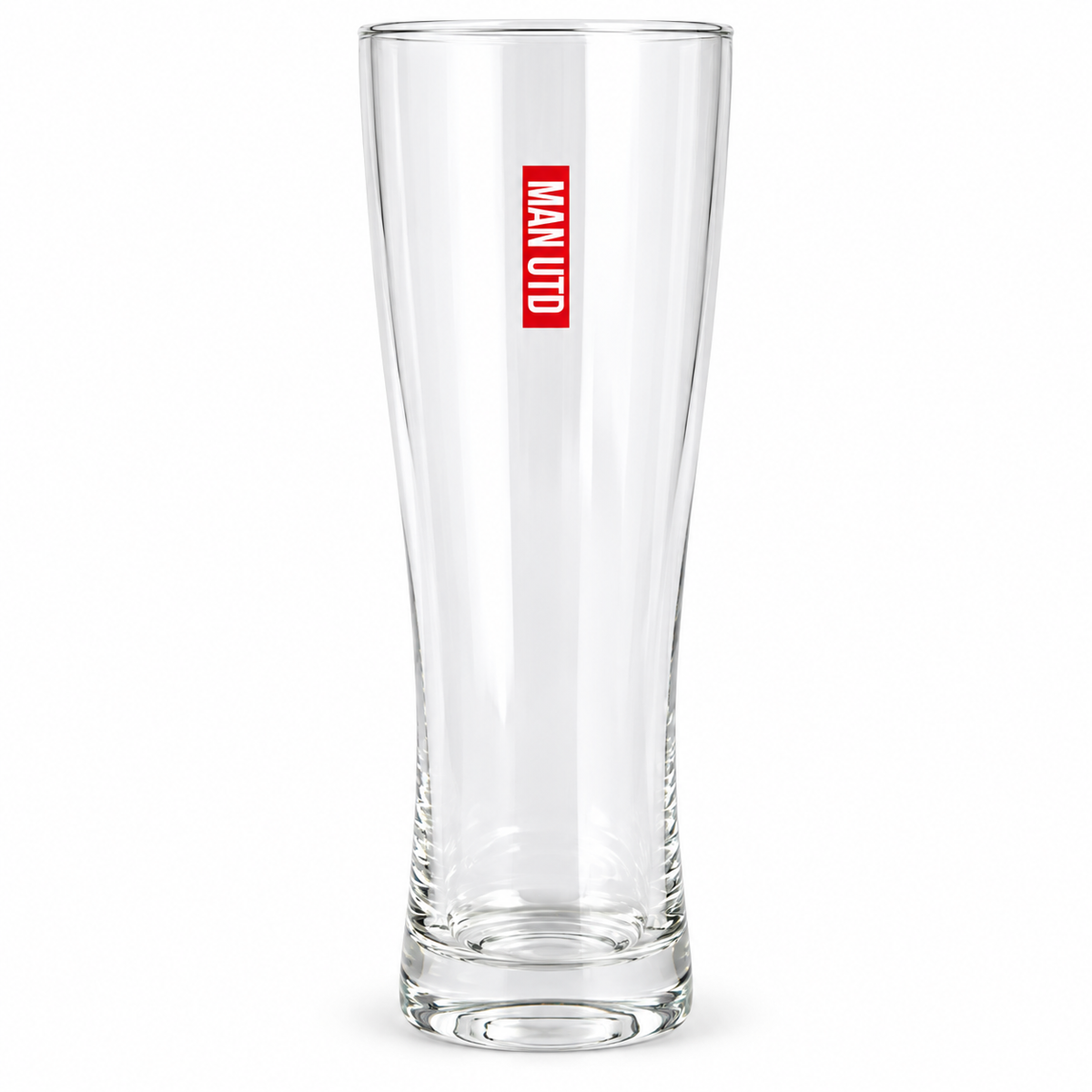 Manchester United FC Mono Crest Tall Beer Glass