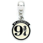 Harry Potter Silver Plated 9 & 3 Quarters Charm