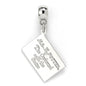 Harry Potter Silver Plated Hogwarts Letter Charm