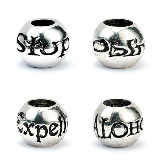 Harry Potter Silver Plated Spell Bead Charm Set