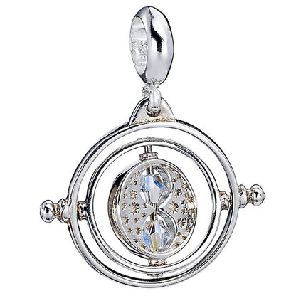 Harry Potter Sterling Silver Time Turner Crystal Charm