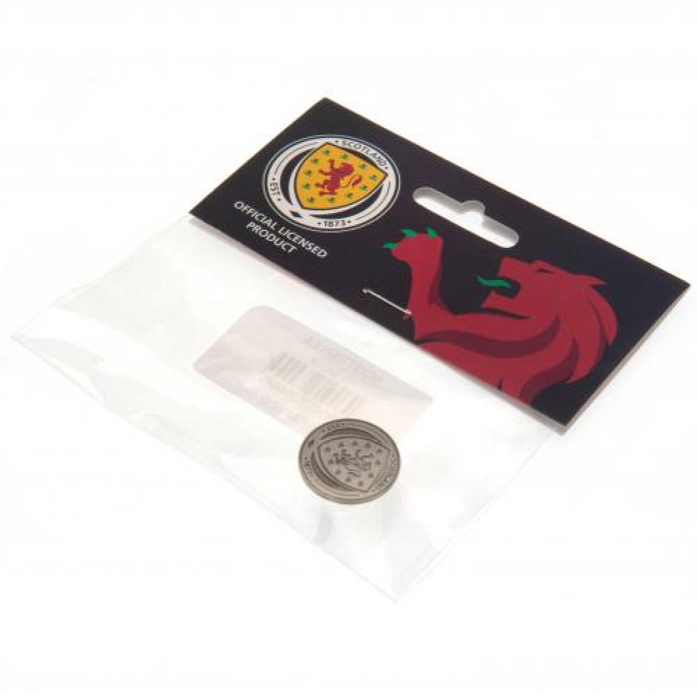 Scottish FA Antique Silver Crest Badge
