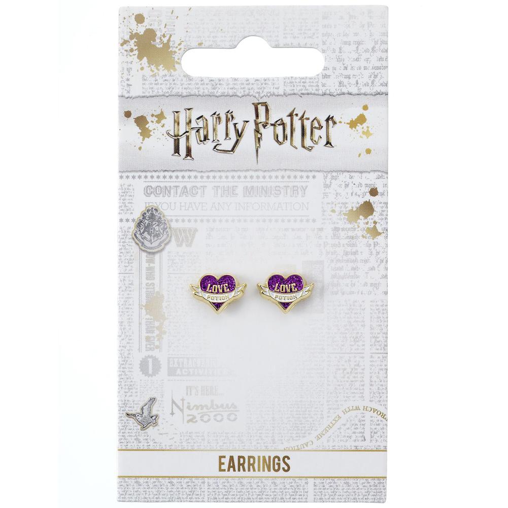 Harry Potter Gold Plated Love Potion Stud Earrings