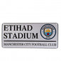 Manchester City FC White Street Sign