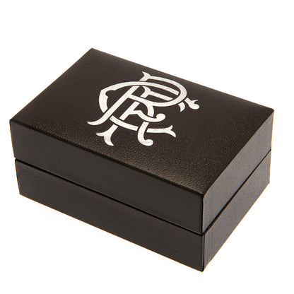 Rangers FC Sterling Silver Scroll Crest Cufflinks
