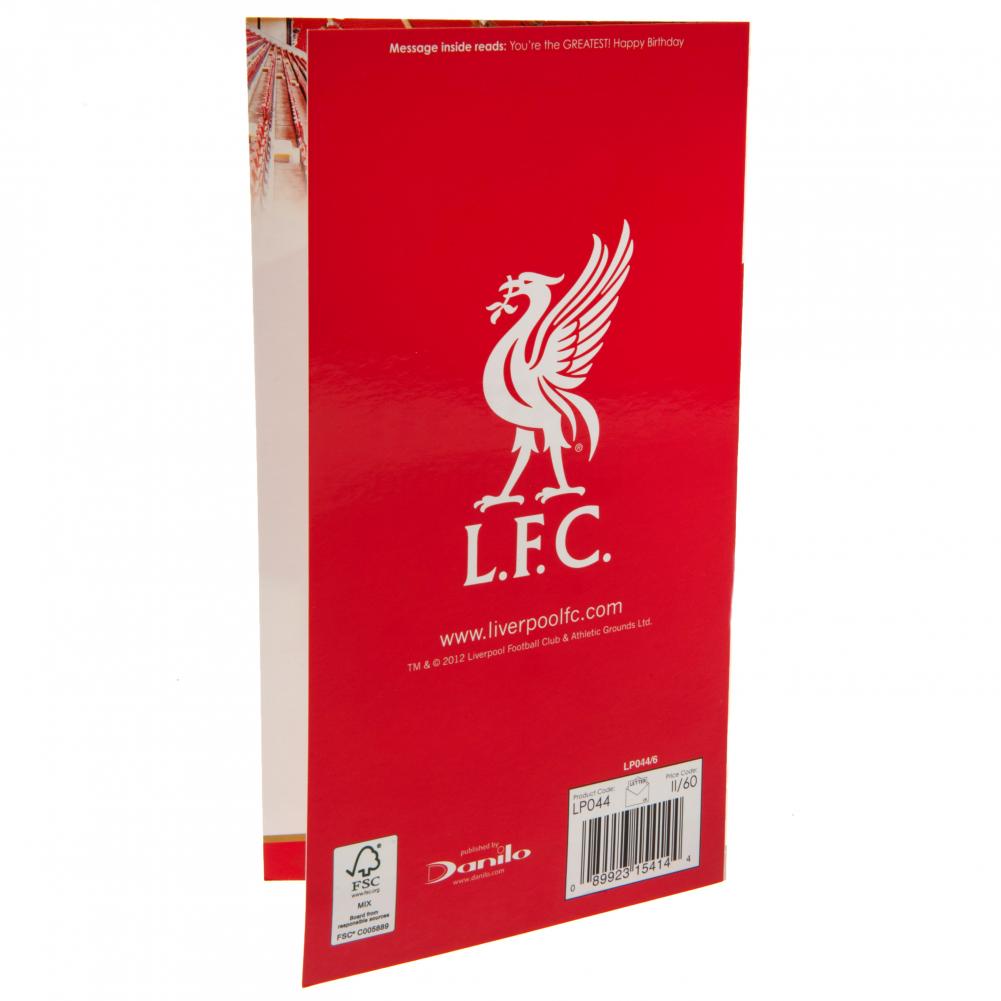 Liverpool FC No. 1 Dad Birthday Card
