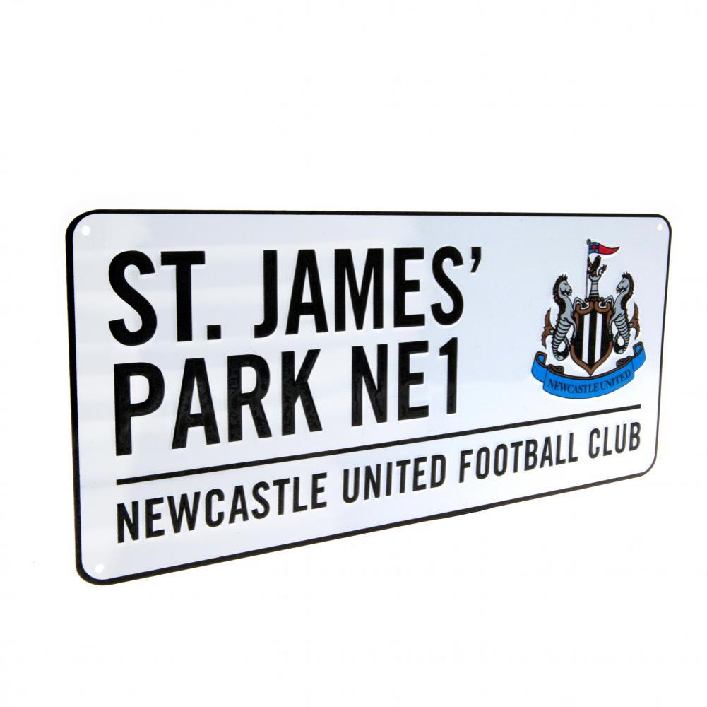 Newcastle United FC Large Crest Street Sign