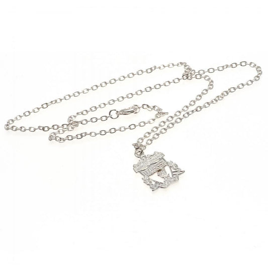 Liverpool FC Silver Plated Crest Pendant & Chain