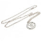 Chelsea FC Silver Plated Crest Pendant & Chain