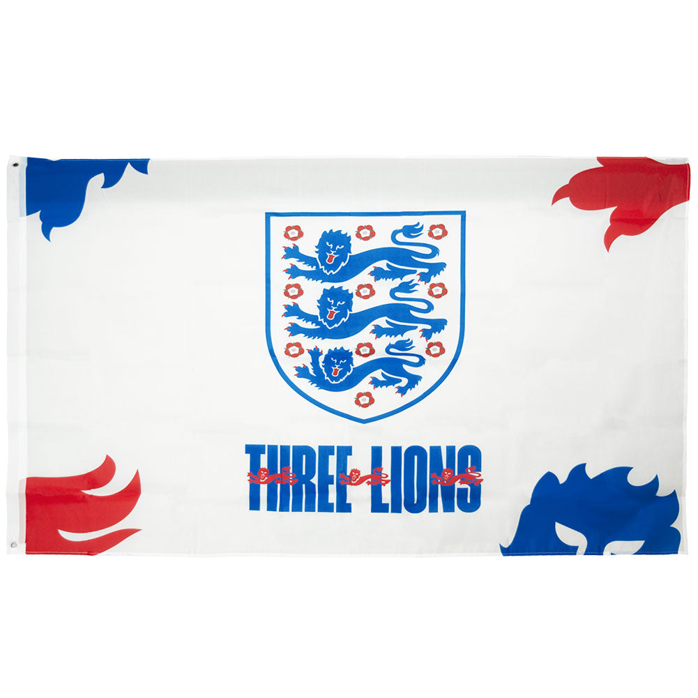 England FA 3 Lions Flag