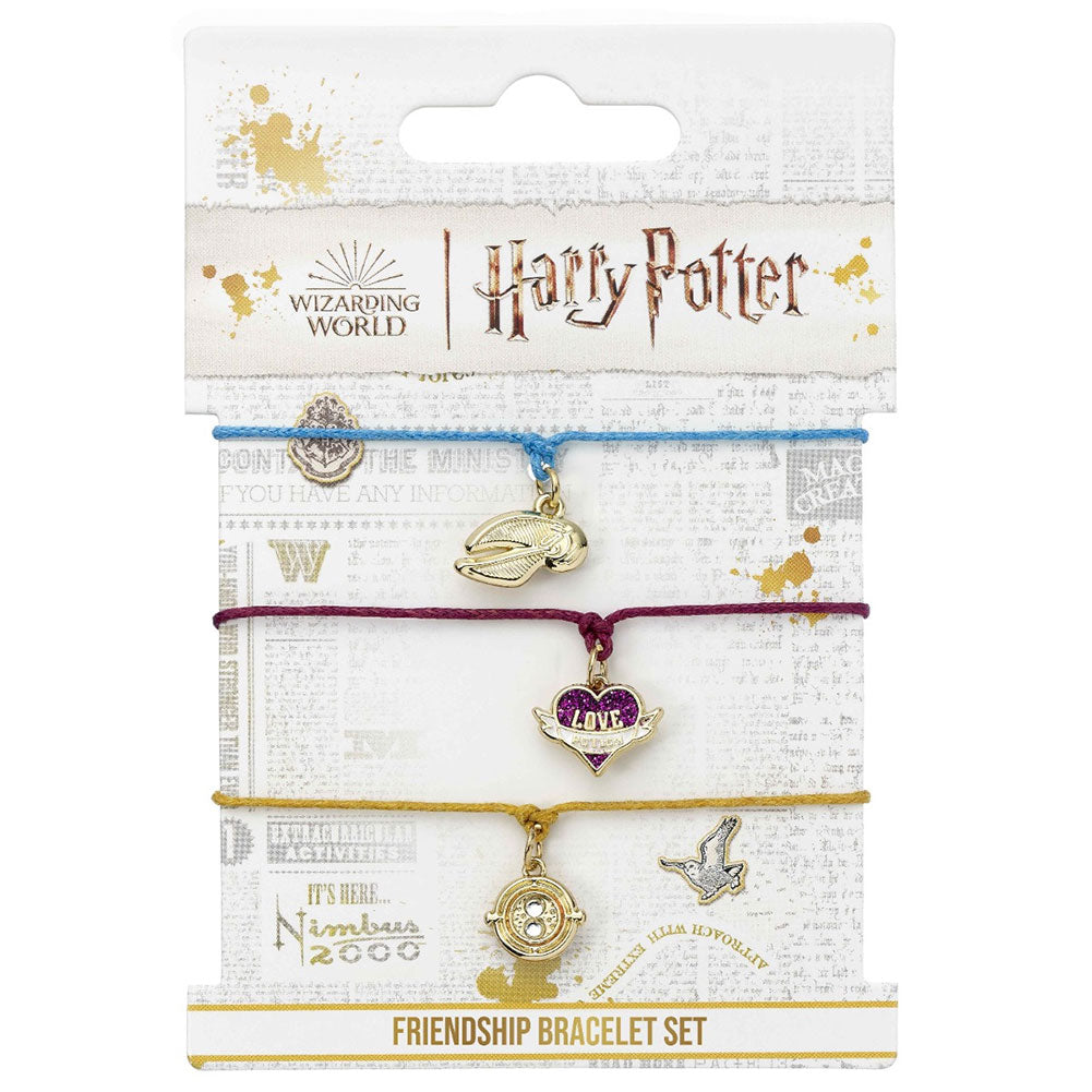 Harry Potter Golden Snitch Friendship Bracelet Set