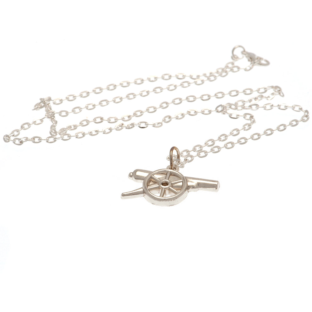 Arsenal FC Silver Plated Boxed Cannon Pendant