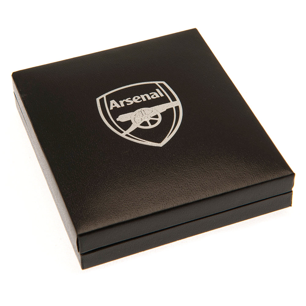 Arsenal FC Silver Plated Boxed Cannon Pendant