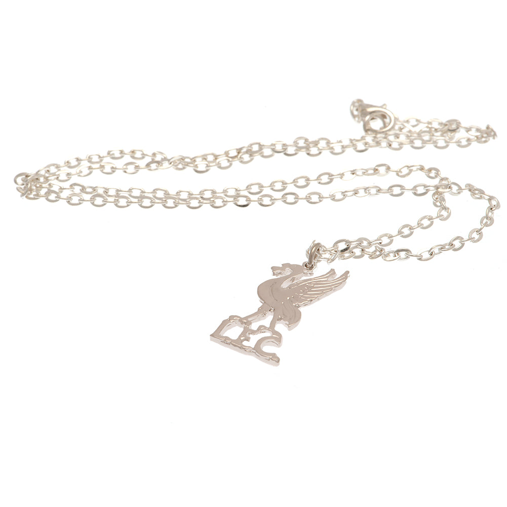 Liverpool FC Silver Plated Boxed Liverbird Pendant