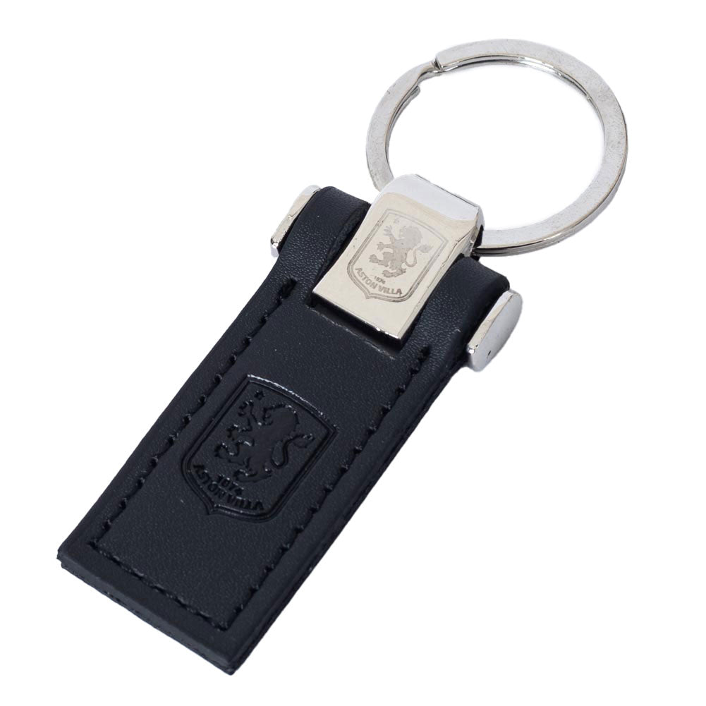 Aston Villa FC Leather Key Fob