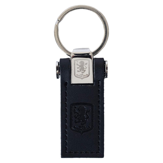 Aston Villa FC Leather Key Fob