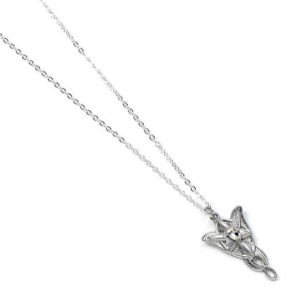 The Lord Of The Rings Silver Plated Evenstar Necklace