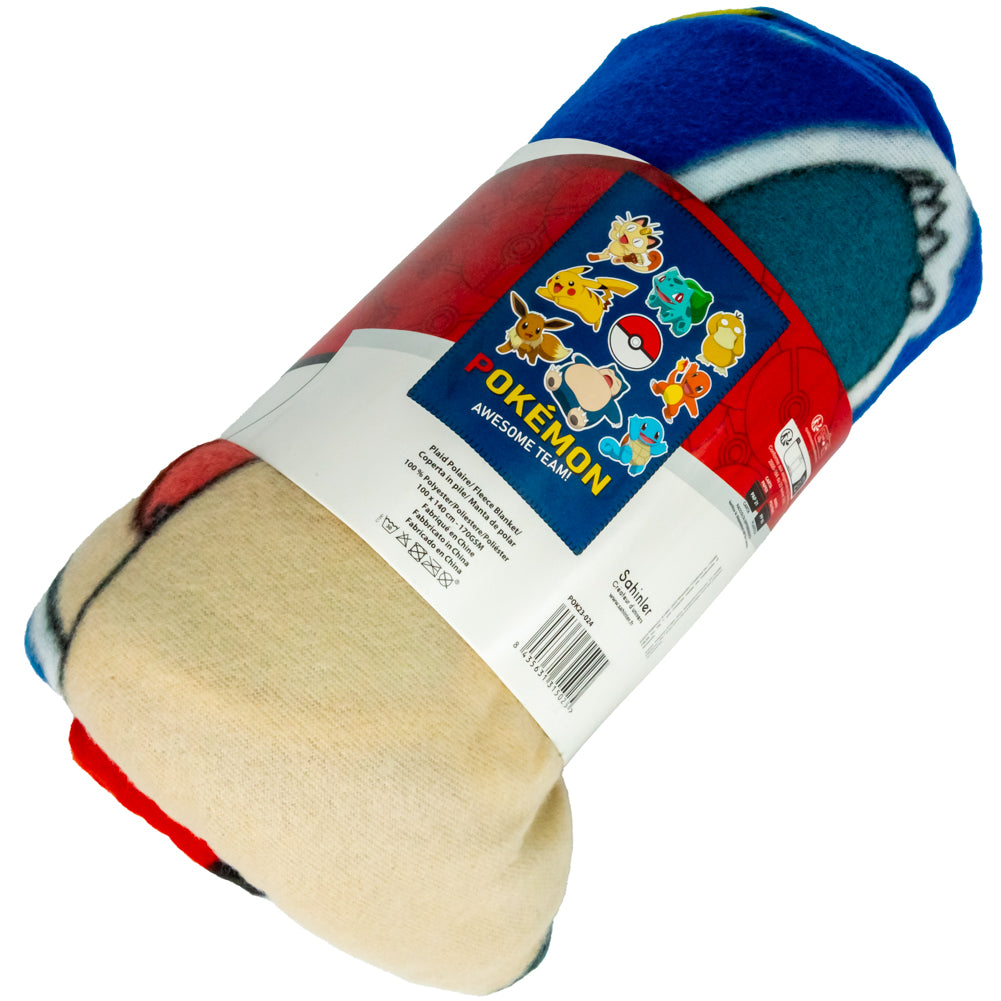 Pokemon Awesome Team Fleece Blanket