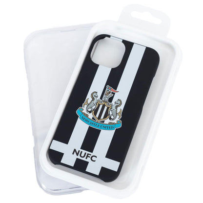 Newcastle United FC iPhone 15 Striped Hard Case