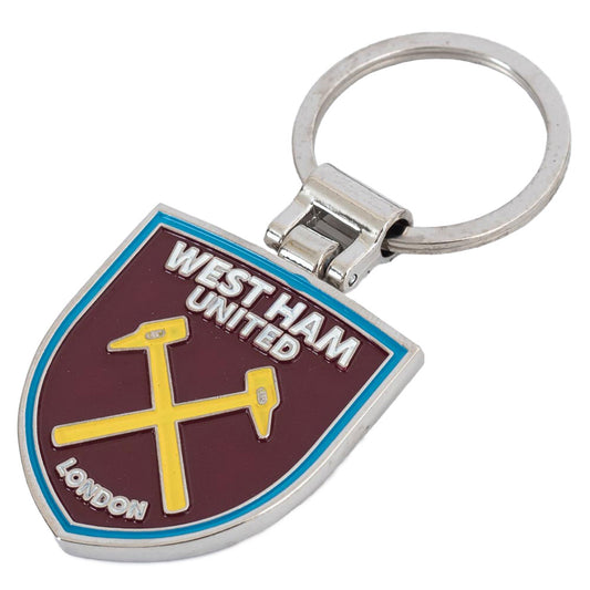 West Ham United FC Boxed Crest Keyring