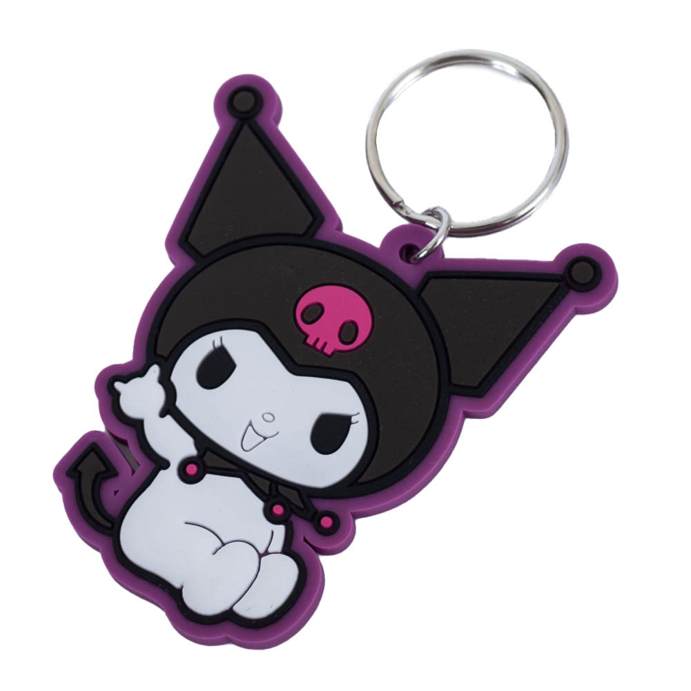 Kuromi Rocking PVC Keyring