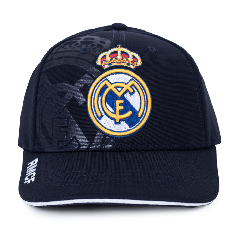 Real Madrid CF Navy Debossed Cap