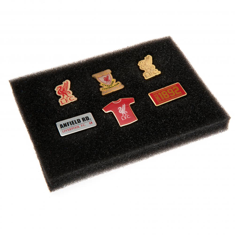 Liverpool FC 6pc Badge Set