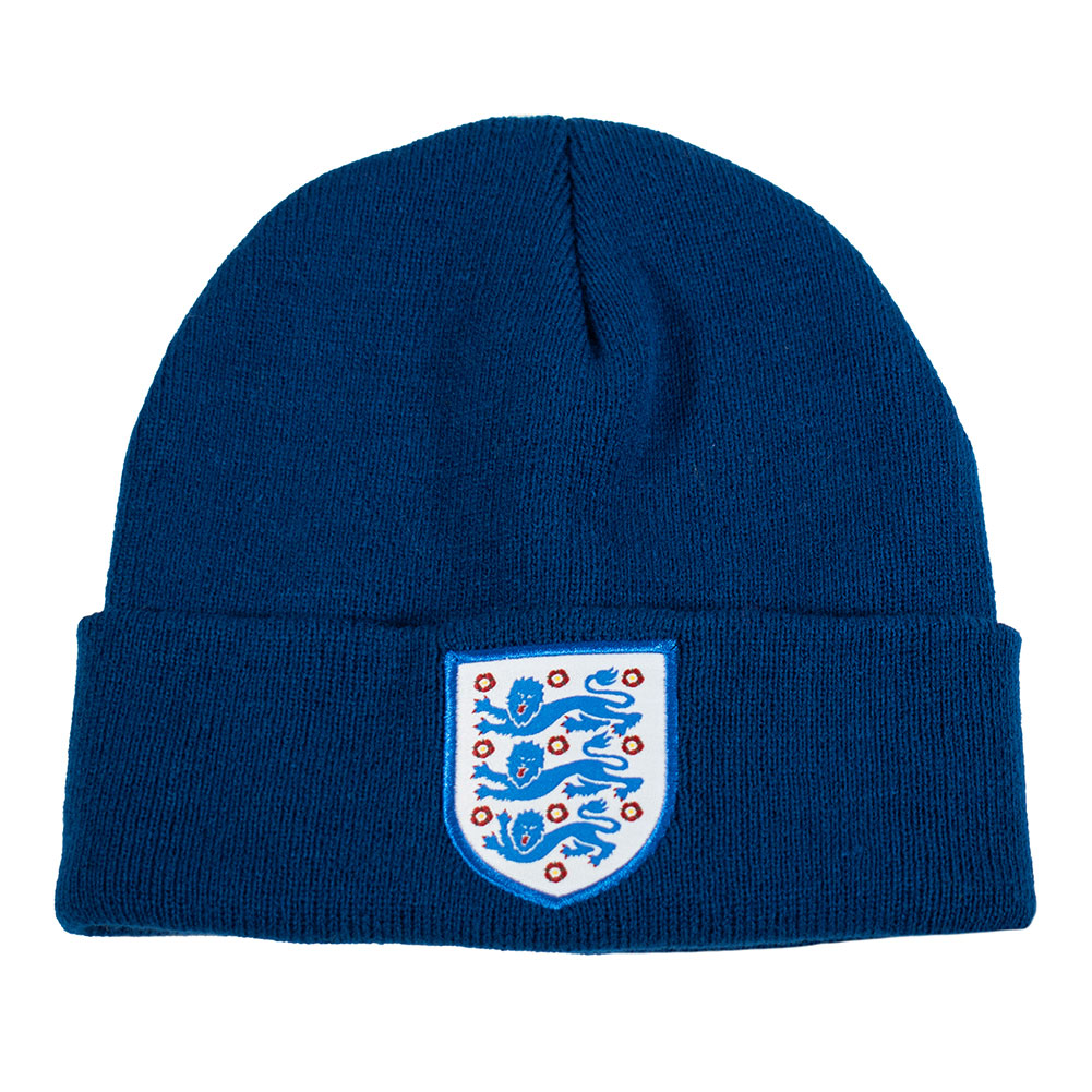 England FA Blue Cuff Beanie