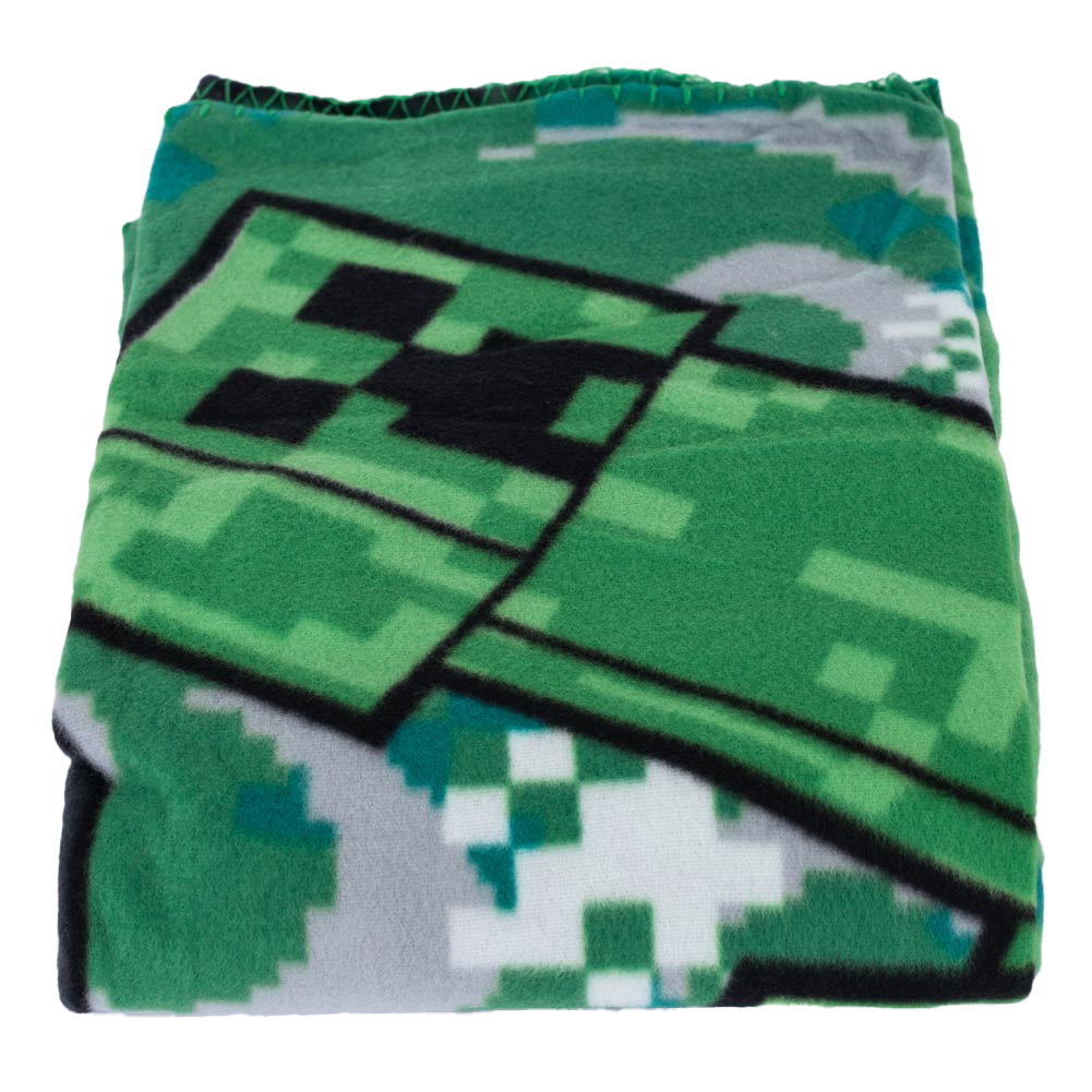 Minecraft Boom Fleece Blanket