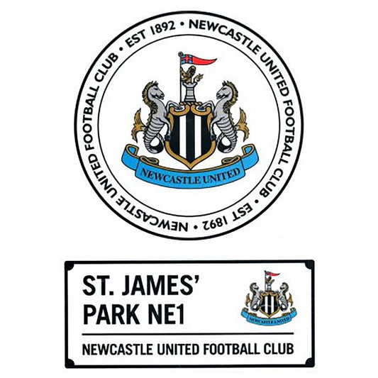 Newcastle United FC A4 Car Decal