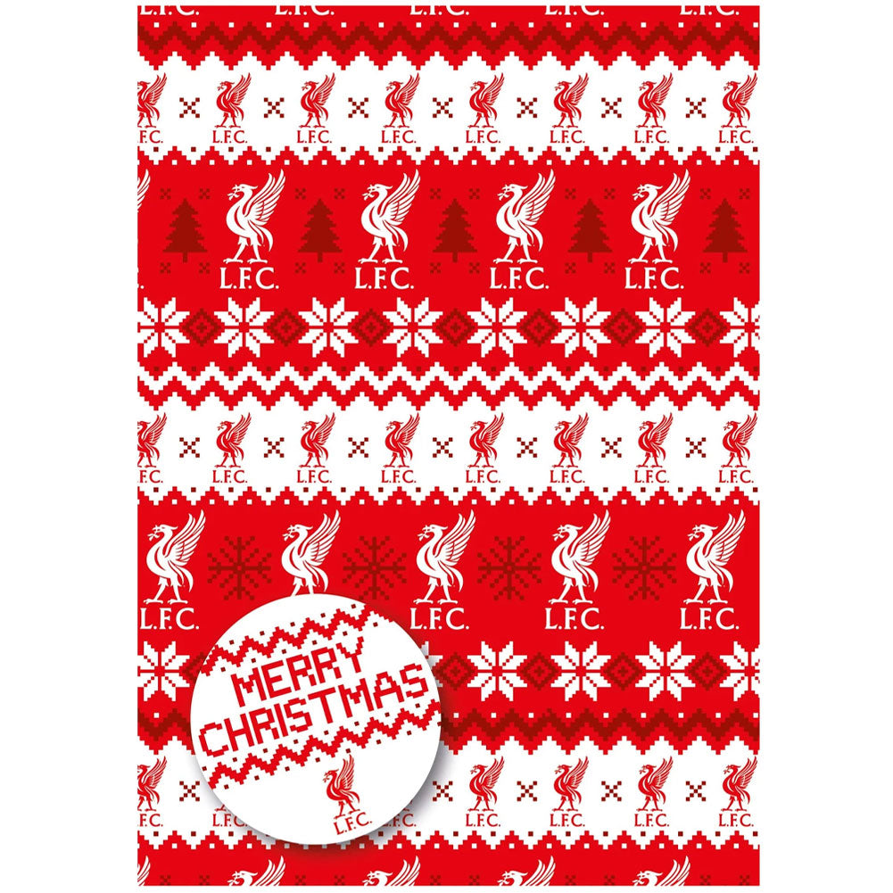 Liverpool FC Christmas Gift Wrap