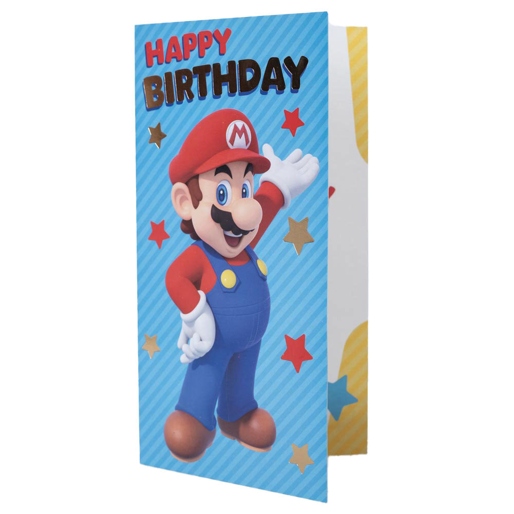 Super Mario Birthday Card