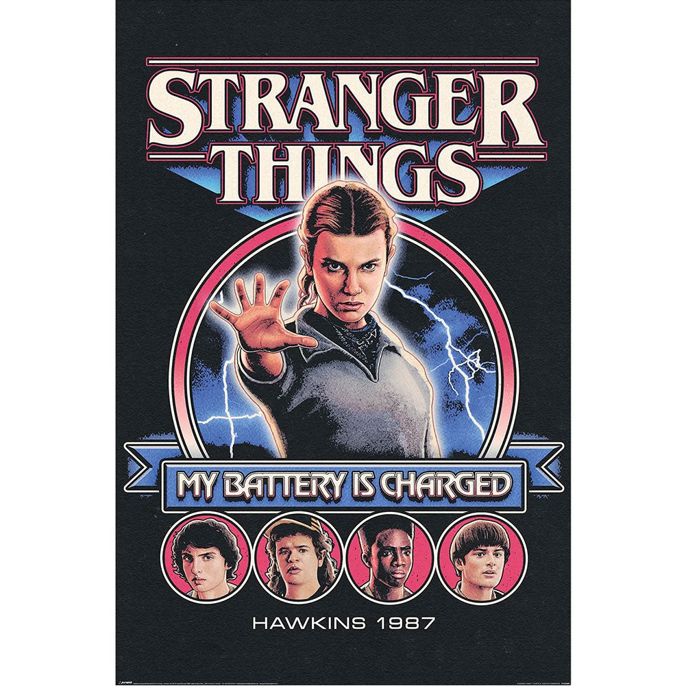 Stranger Things 5 Poster My Battery Is Charged 46