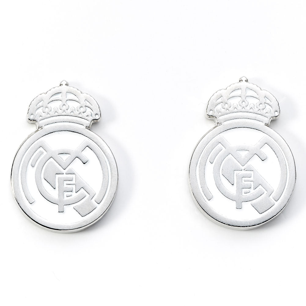 Real Madrid CF Silver Plated Formed Cufflinks