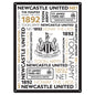 Newcastle United FC Large Montage Sign