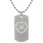 Hearts FC Engraved Dog Tag & Chain